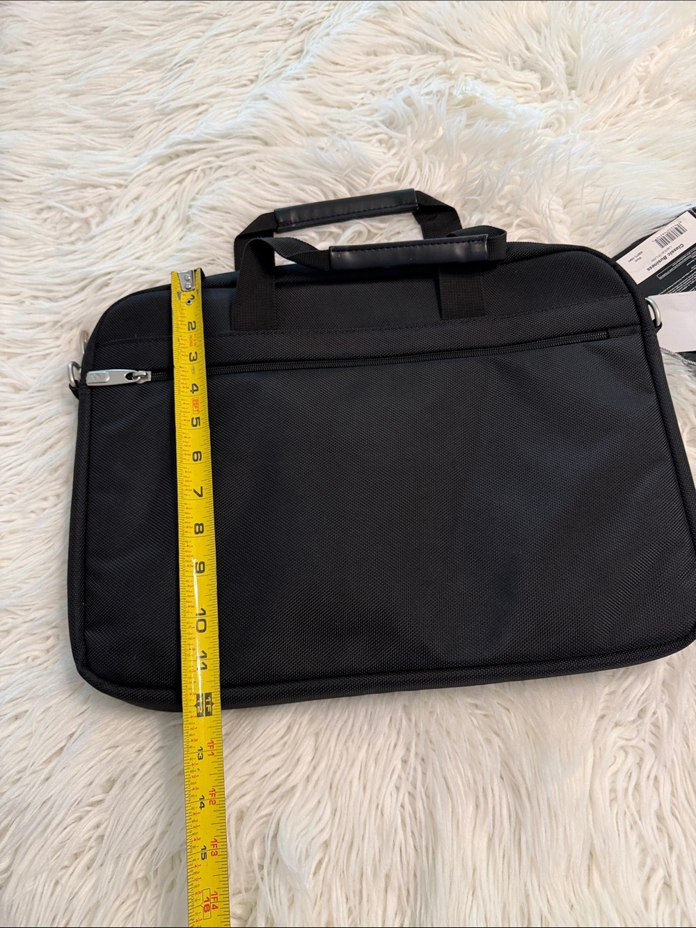 Samsonite Black Laptop Briefcase with Front Pocket wide 16” length 12” brand new - Picture 6 of 8